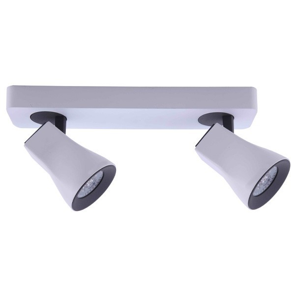 Deckenleiste Mit Einstellbaren Weißen Gu10-lampen 2xgu10