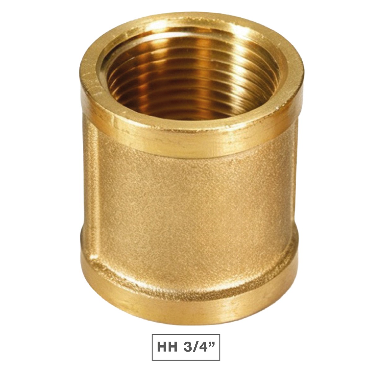 Messingmuffe Ig-ig 3/4" - 10 St./karton