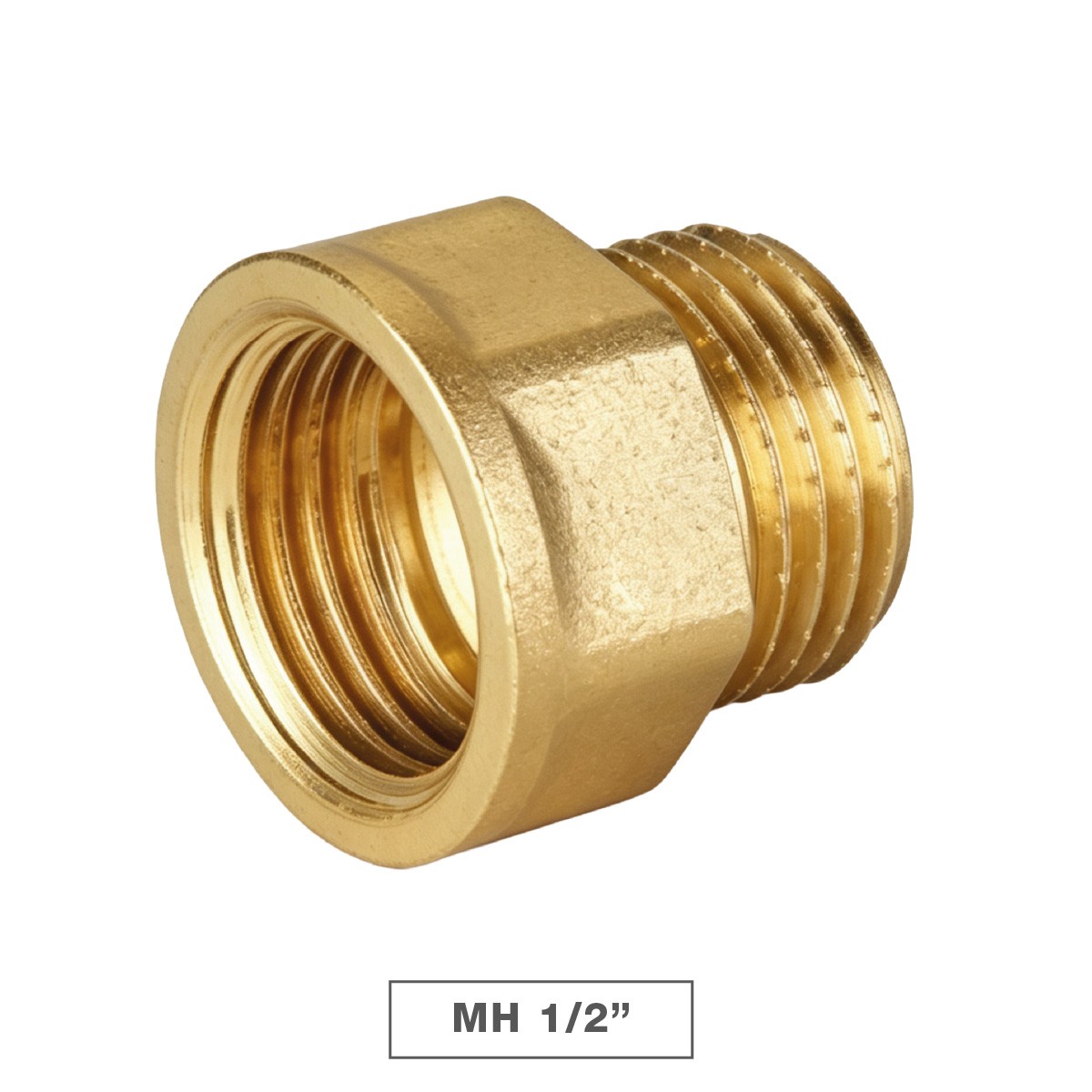 Marseille-messingfitting Ag-ig 1/2" - 10 St./karton