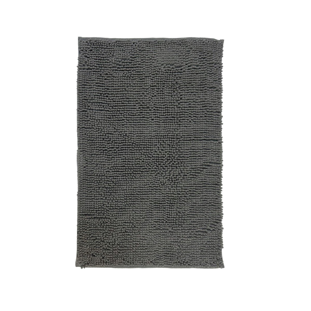 Graue Chenille-badematte 40x60 Cm