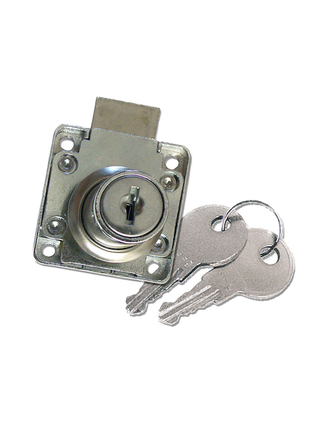Serrure Meuble Cm01 Chromée Sécurité Et Esthétique Pour Vos Meubles. - Edm