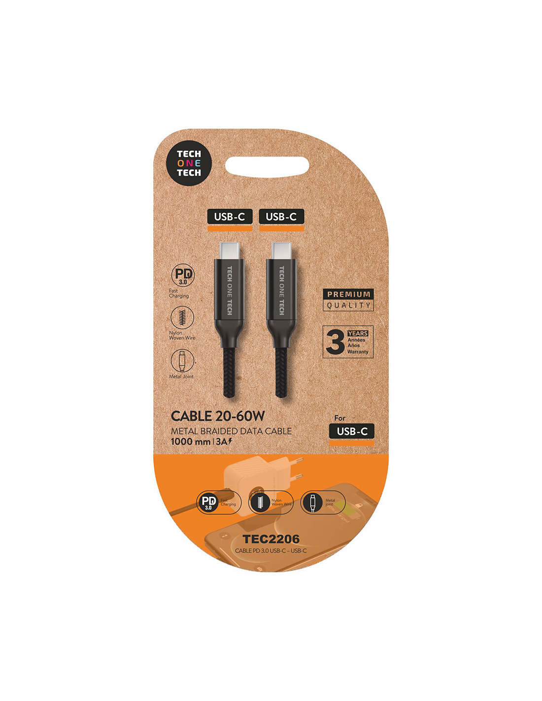 Usb-c Zu Usb-c Kabel 1 M 60 W