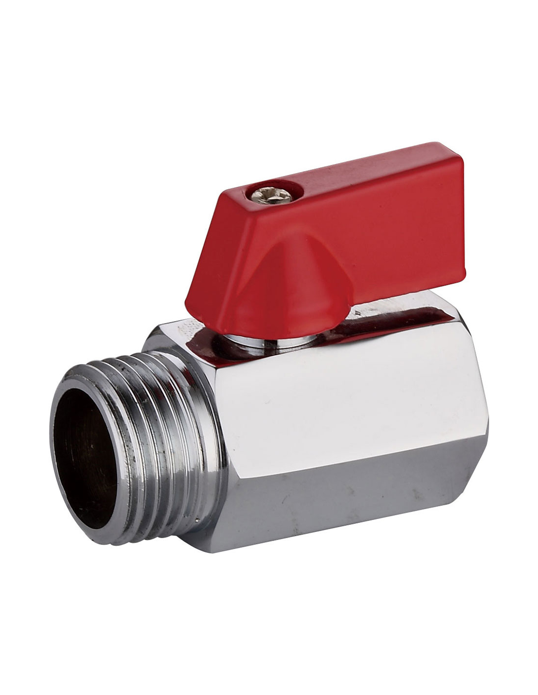 Kugelventil Mini ½ Zoll Mit Roter Hebel