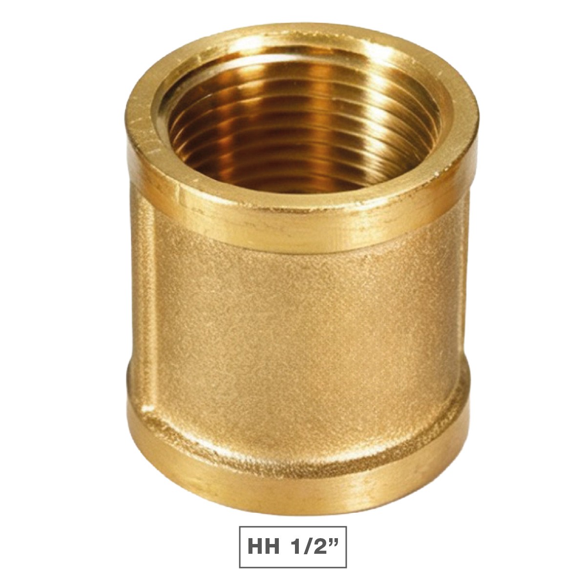 Messingmuffe Ig-ig 1/2" - 10 St./karton