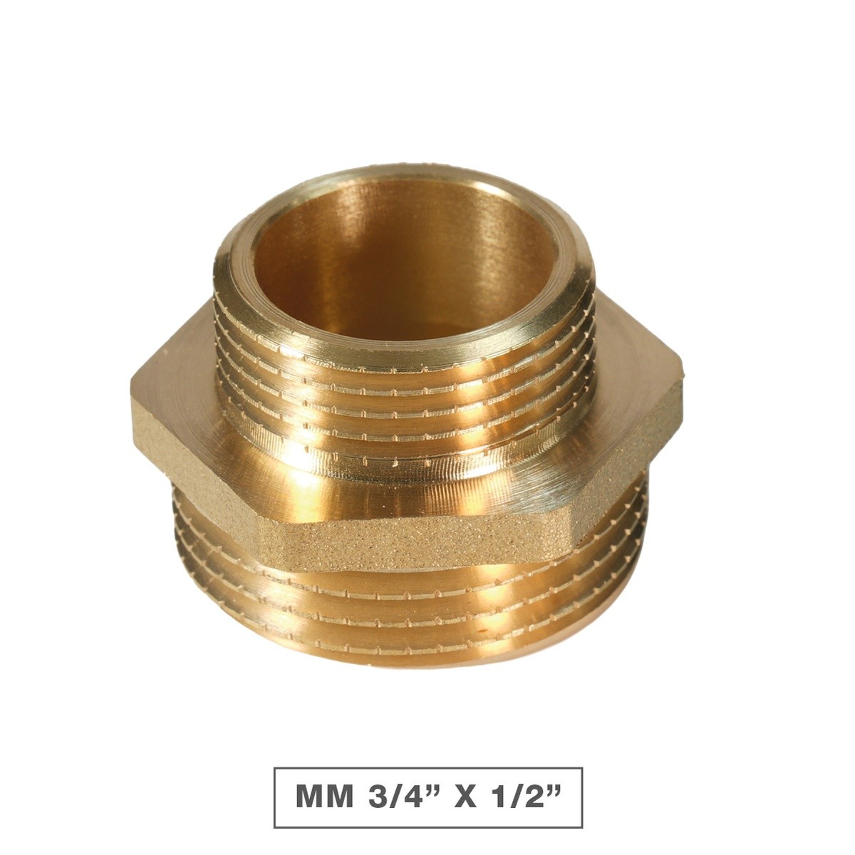 Reduzierte Gegenmutter Ag-ag 3/4"x1/2" - 10 St./karton