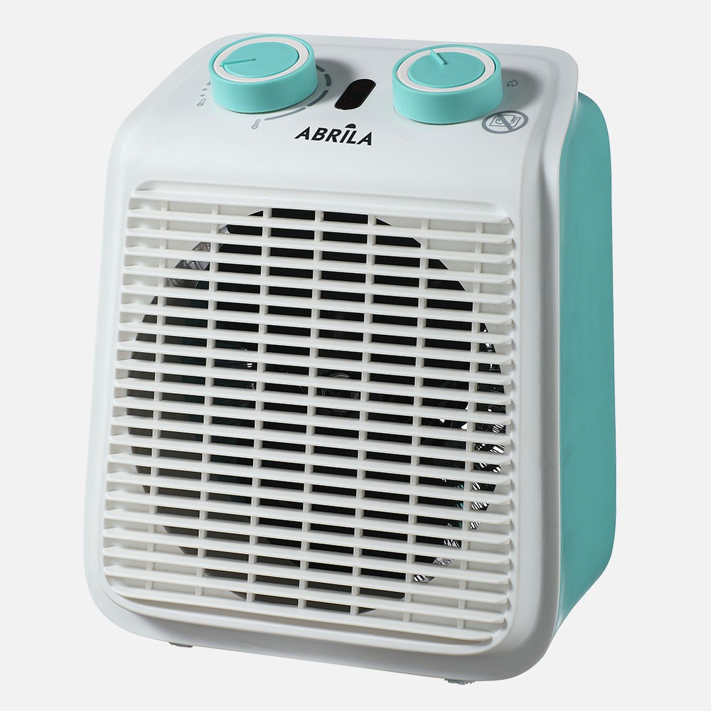 Elektrischer Heizlüfter Ponce 2000w Blau/weiß 2 Leistungen Mit Regulierbarem Thermostat