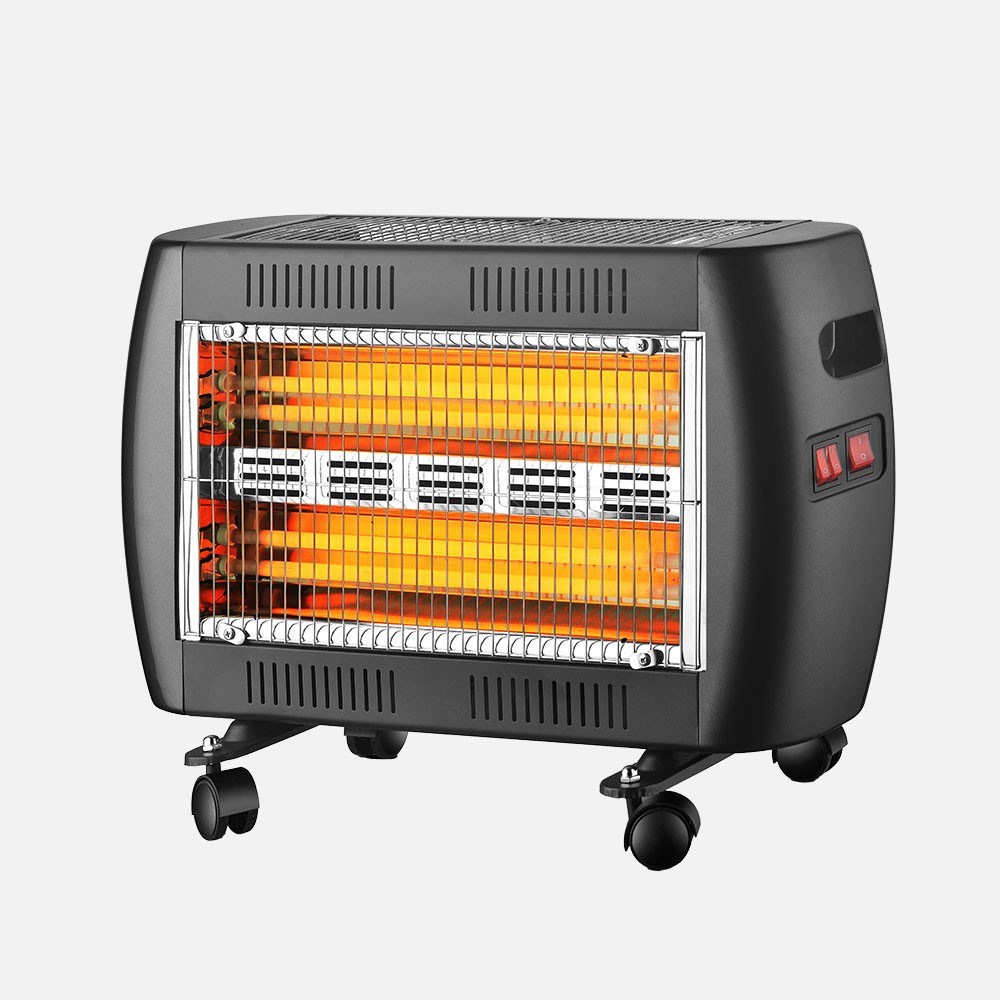 Elektrische Quarzofen Tahara Schwarz 2000w 5 Stufen