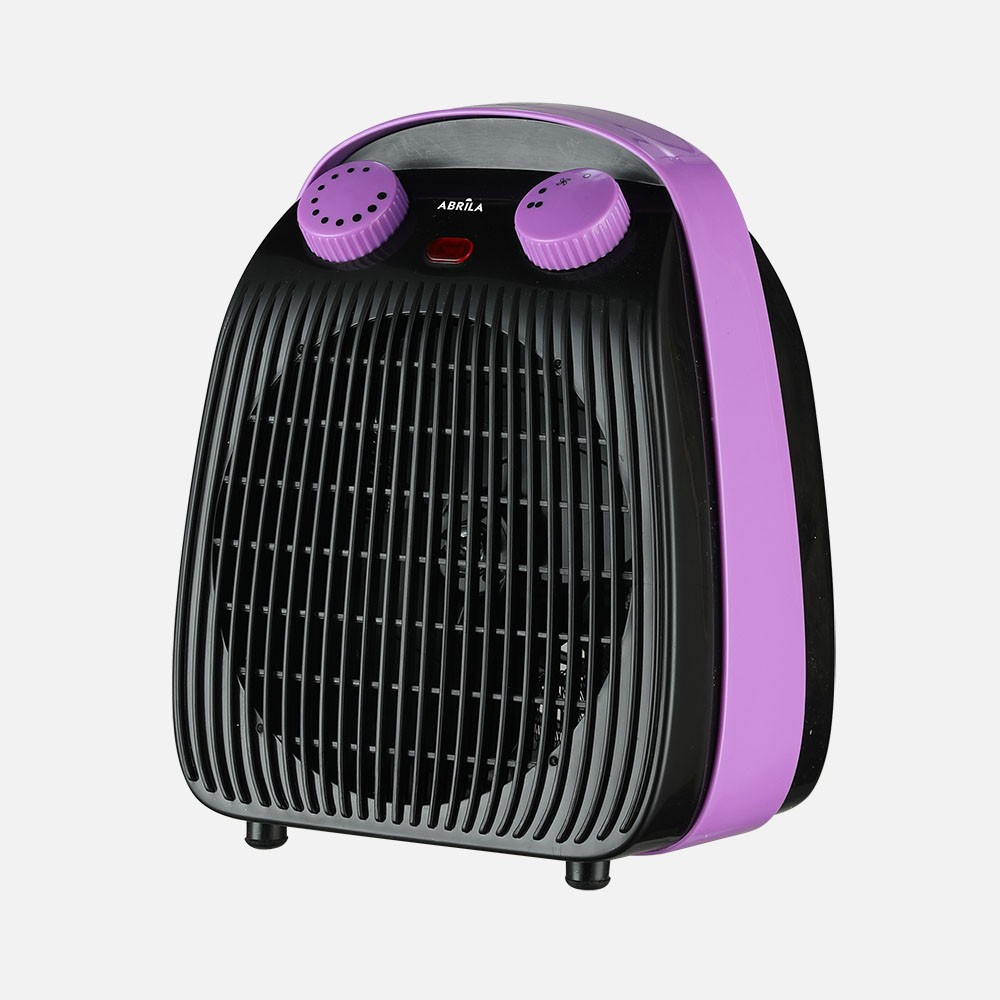 Elektrischer Heizlüfter Mit Dichtung 2000 W Schwarz/lila 2 Leistungen 3 Funktionen