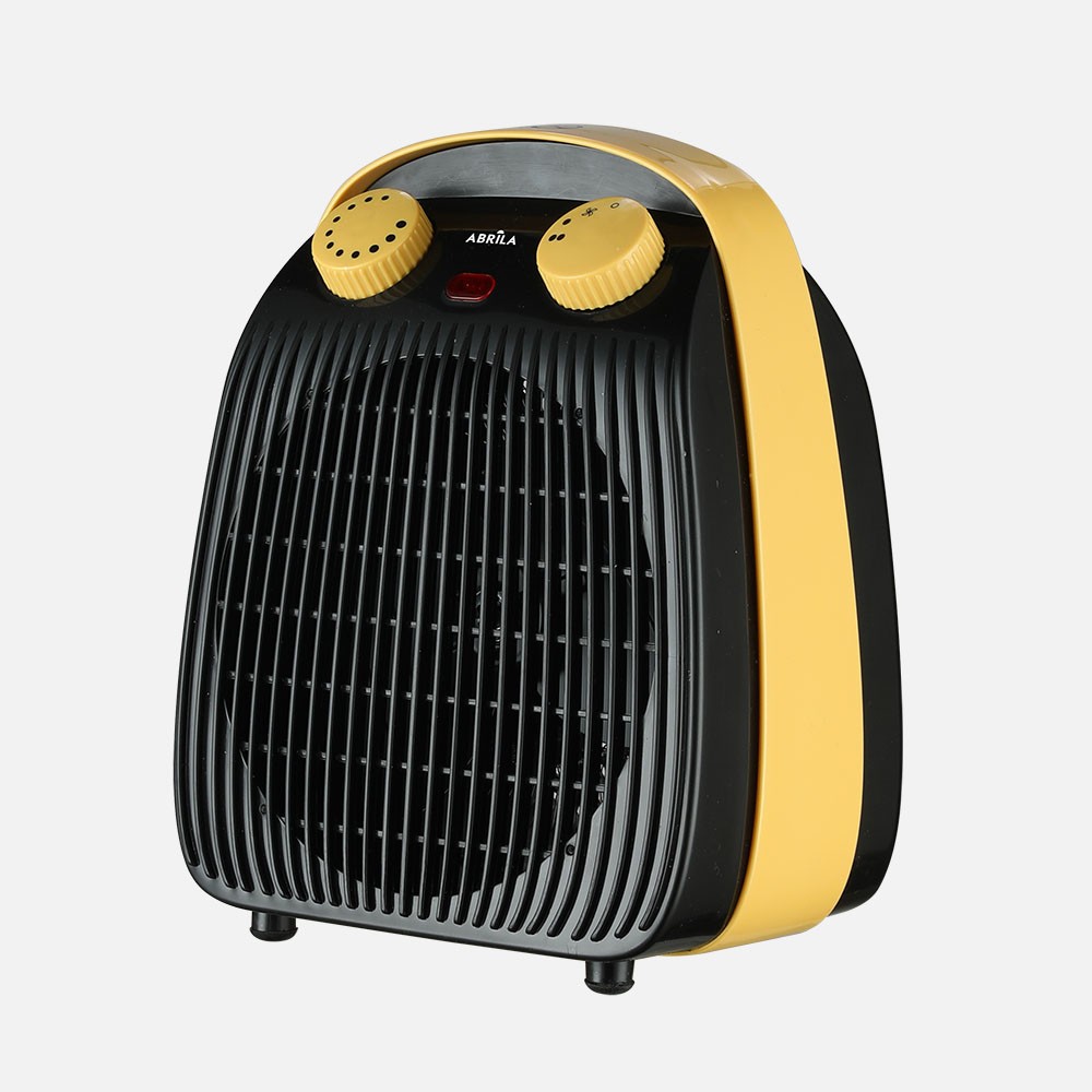 Elektrischer Heizlüfter Mit Dichtung 2000 W Schwarz/gelb 2pot 3 Funktionen