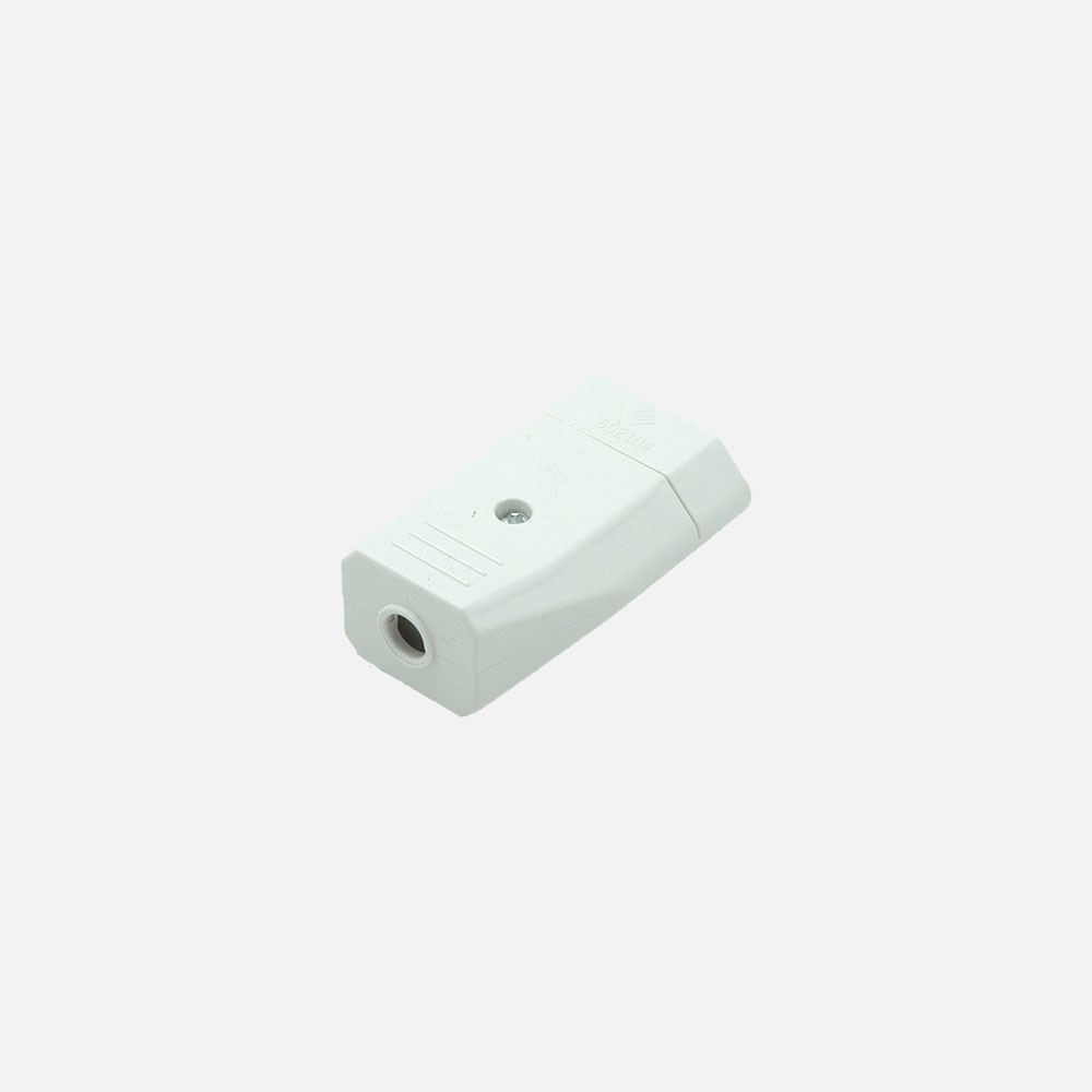 Luftsteckdosenbasis Eco Mod3 Einziehbar 10a 230v Weiß
