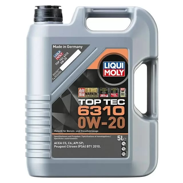Motoröl Top Tec 6310 0w-20 5l Motoröl - Liqui Moly