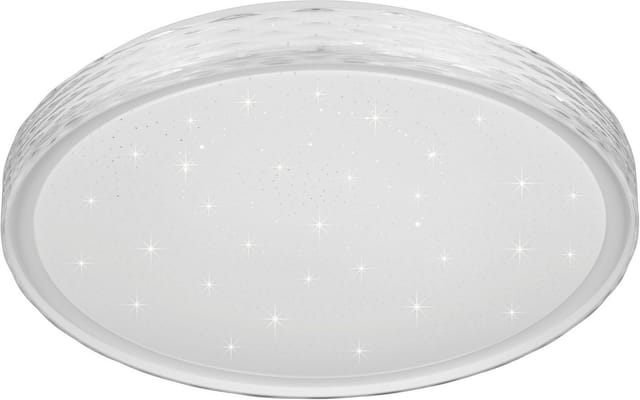 Led Deckenleuchte Deckenlampe Wohnzimmerlampe Metall Weiß Dimmbar Led D 39 Cm