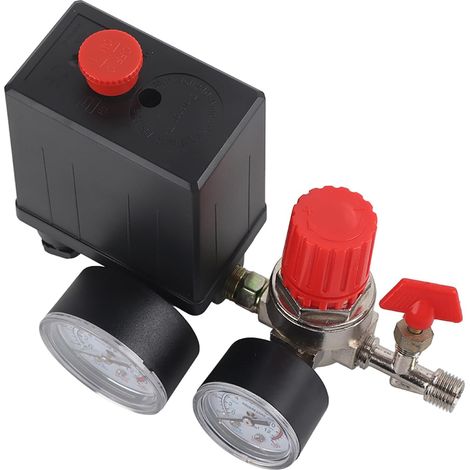 Luftkompressorventil, Luftdruckregler, Luftkompressor-druckschalter-steuerventil Mit Manometer