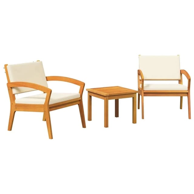 Bistrogarnitur Braun 45 X 45 X 38cm Massivholz Akazie Vidaxl