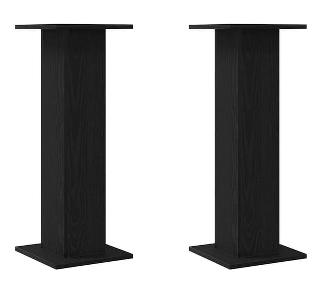 Vidaxl - Pflanzenständer 2 Pcs Schwarze Eiche 30 X 30 X 80 Cm