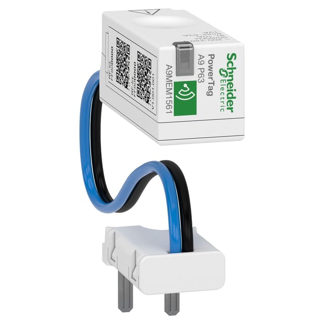 Schneider Powertag Schalter 1-polig + Neutralleiter, 16a, 230v, Anschluss Oben.
