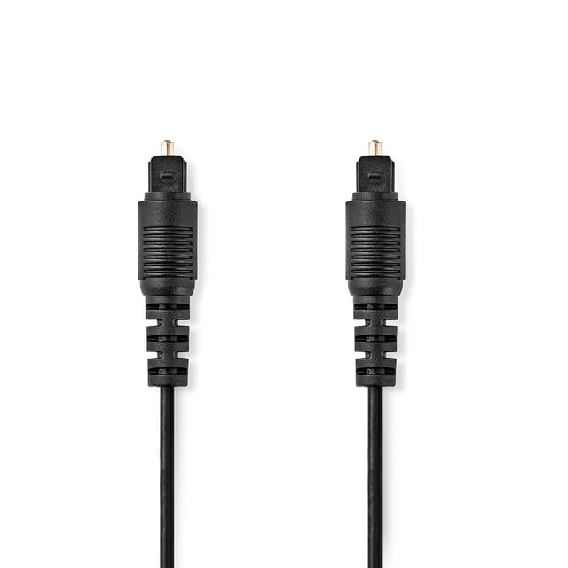 Optisches Audiokabel Toslink Stecker Toslink Stecker 100 M Rund Pvc Schwarz Box