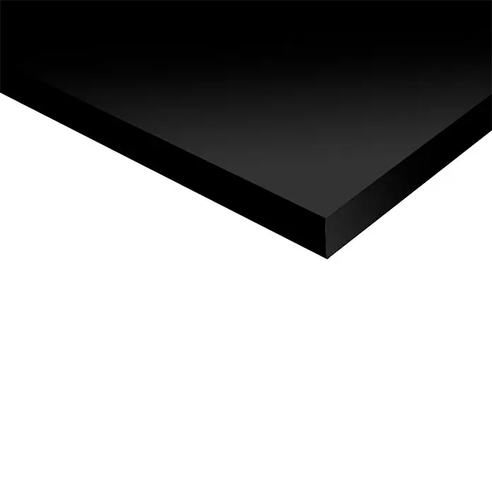 Möbelbauplatte (2.600 x 200 x 19 mm, Schwarz)