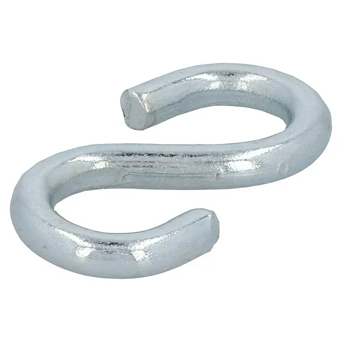 S-Haken (Ø x L: 4,5 x 40 mm, 10 Stk., Verzinkt)