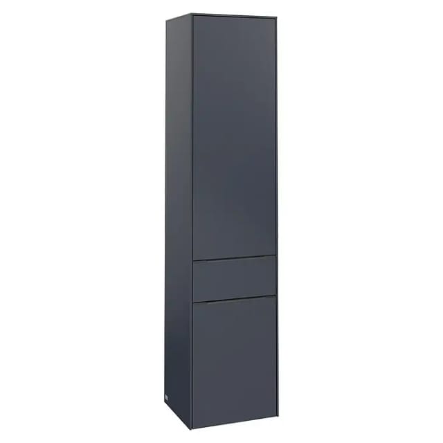Villeroy & Boch Subway 3.0 Bad-Hochschrank (B x T x H: 40 x 36,2 x 171 cm, Farbe: Marine Blue, Farbe Griff: Marine Blue)
