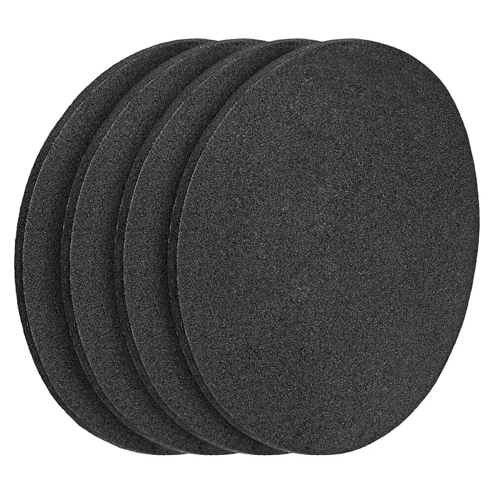 Walteco Rusticline Anti-Rutsch-Pad RT-61, Ø83mm,4STK (Durchmesser: 83 mm, Schwarz, Kleben, 4 Stk.)