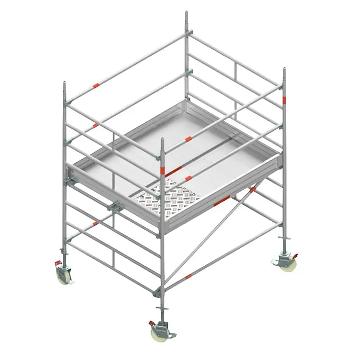 Blizzard Montagegerüst (Arbeitshöhe: 3,19 m, B x H: 1,8 x 2,42 m)