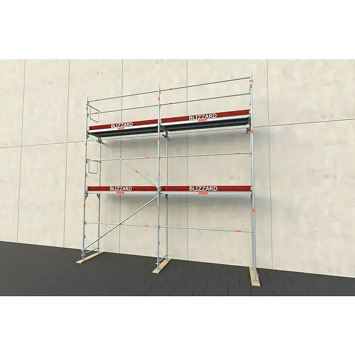 Blizzard Fassadengerüst (Arbeitshöhe: 6,6 m, B x H: 5,14 x 5,6 m)
