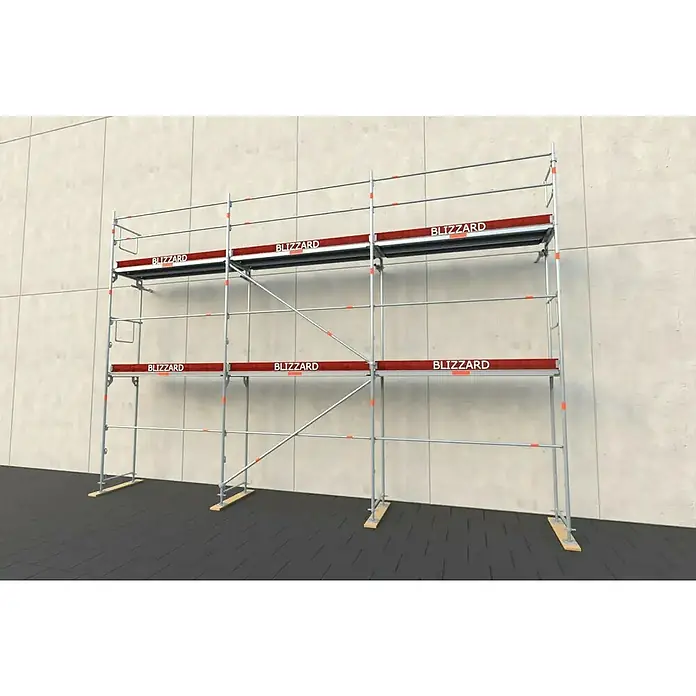 Blizzard Fassadengerüst (Arbeitshöhe: 6,6 m, B x H: 9,28 x 5,6 m)