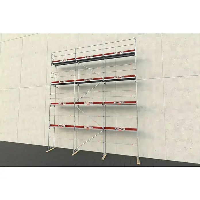 Blizzard Fassadengerüst (Arbeitshöhe: 10,6 m, B x H: 7,17 x 9,6 m)