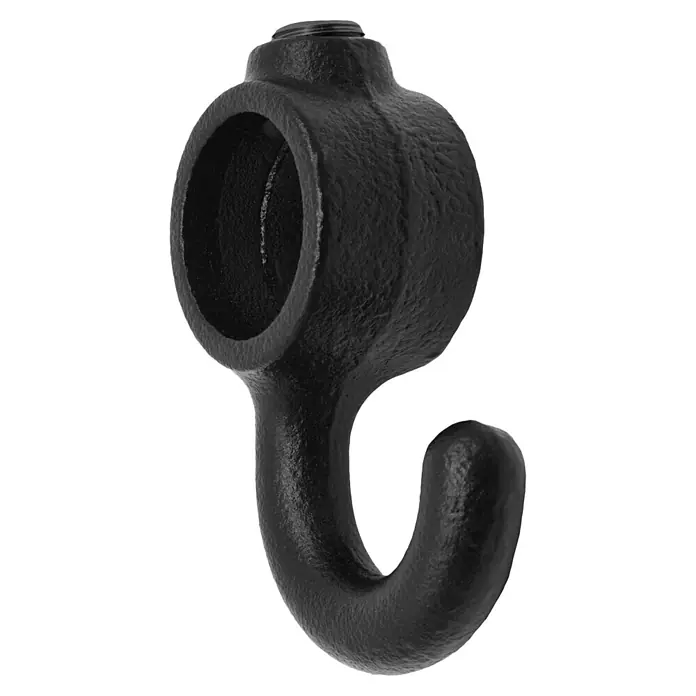Walteco Rusticline Allzweckhaken RT-75, 3/4" (Metall, Schwarz)