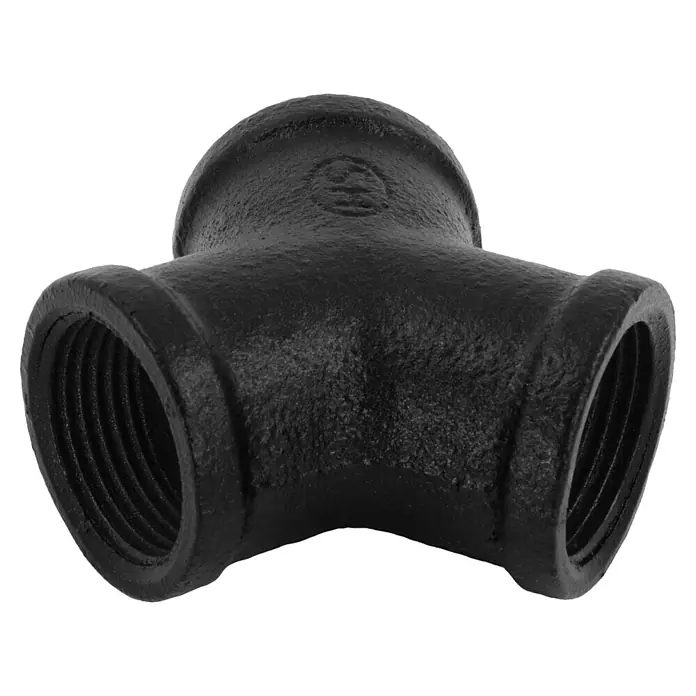 Walteco Rusticline Y-Stück RT-67, 3/4" (Metall, Schwarz)