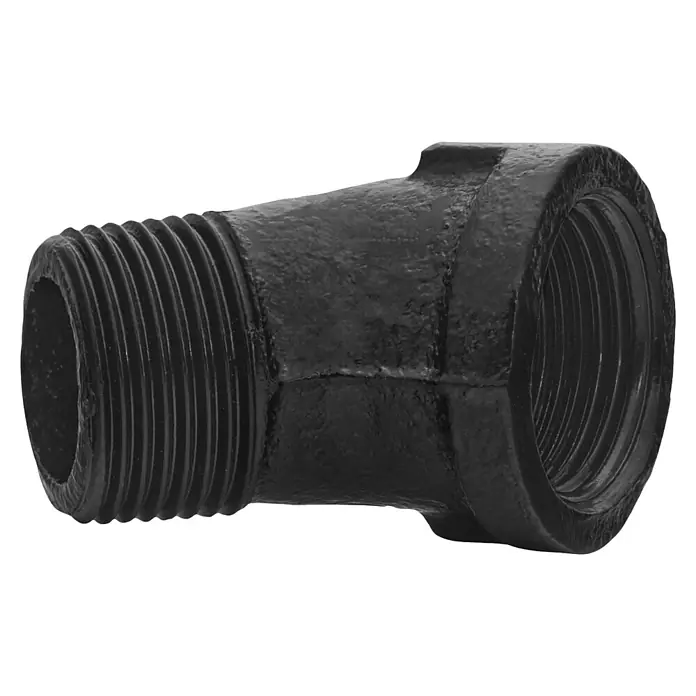 Walteco Rusticline Schraubwinkel RT-79, 3/4", 45° (Durchmesser: 25 mm, Metall, Schwarz)