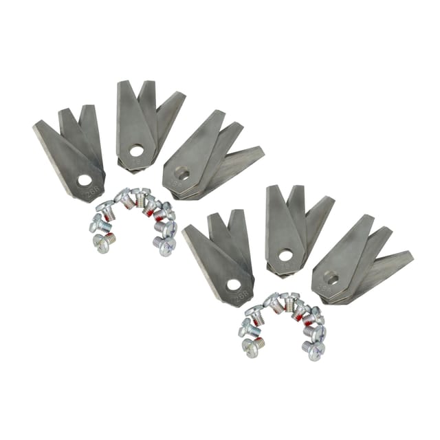 18x Ersatz-messer Kompatibel Mit Bosch Indego M 700, 450, 400 Connect, 800, M+ 700, S+ 350 Rasenmäher - Ersatzklinge Silber, Stahl - Vhbw