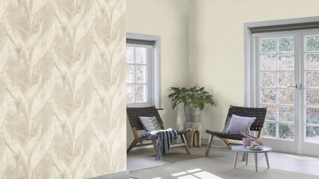 Vliestapete 520248 Tapete Uni Einfarbig 53 X 1005 Cm Rasch Concrete Beige Gold