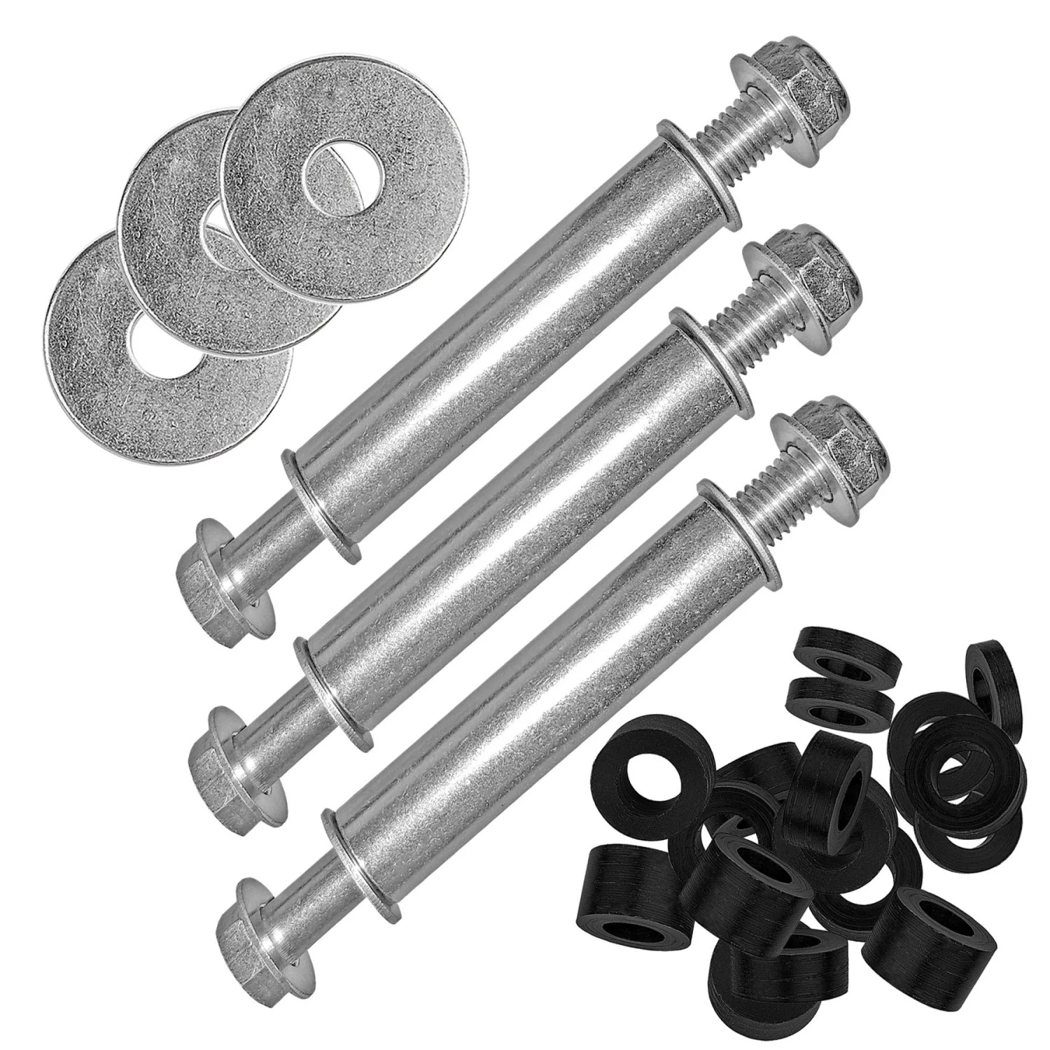 BigDean 3x Universal Achse Schubkarrenrad Schubkarrenachse 20 mm x 147 mm