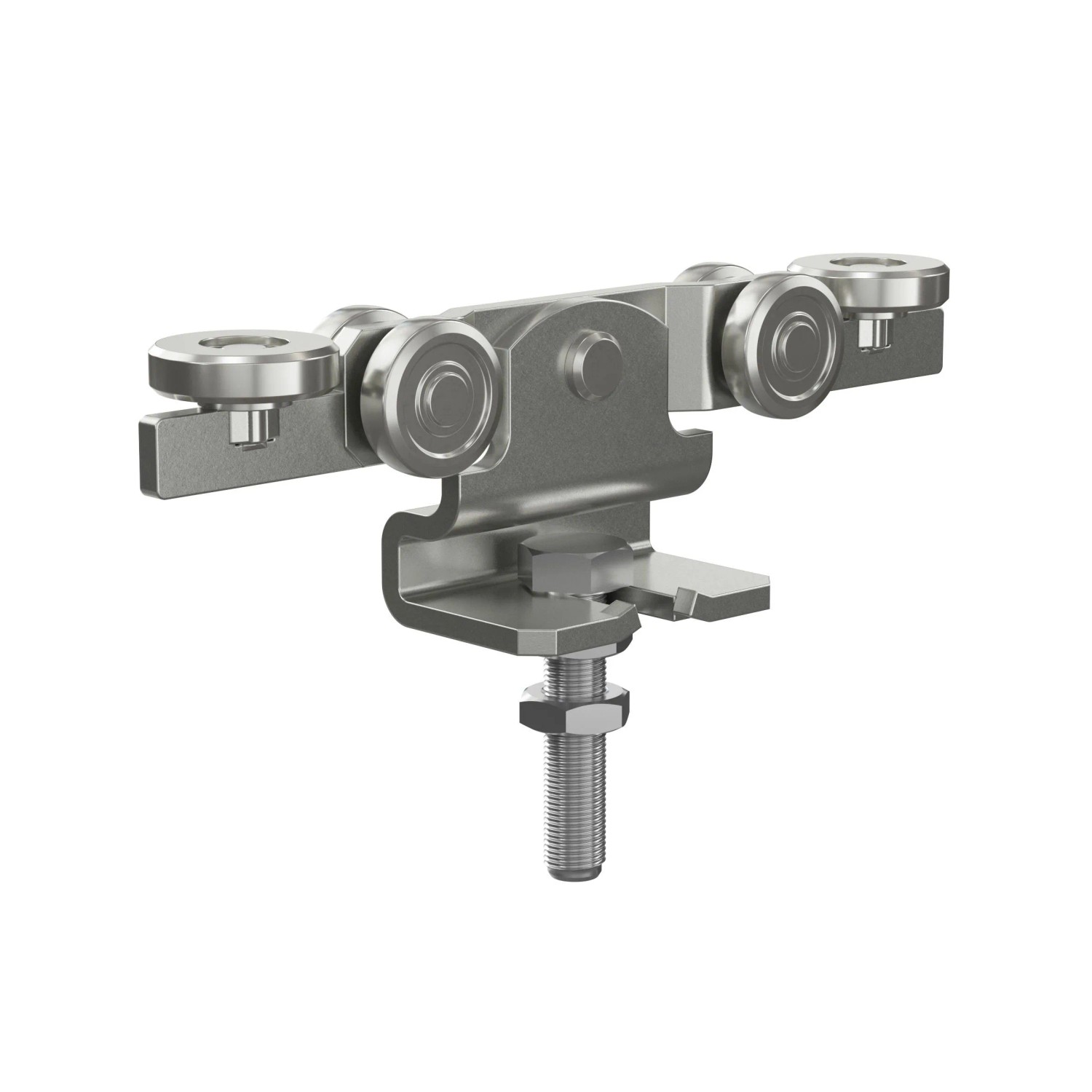 FeNau Doppelrolle Mit Seitenführung MEA Gr. 1 Verzinkt Ø 28 mm 10337910