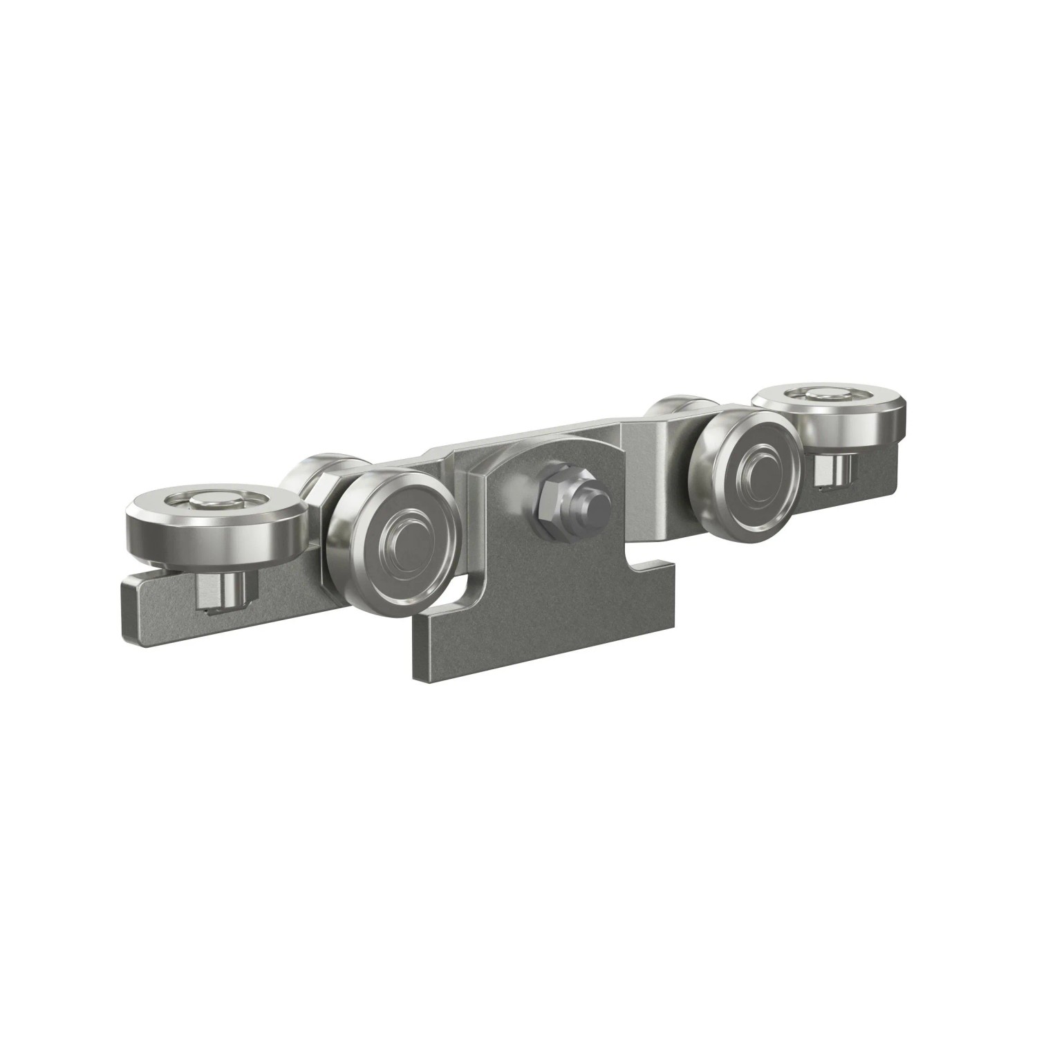 FeNau Doppelrolle Mit Seitenführung Und Anschweißpendel MEA Ø 28 mm 10337930