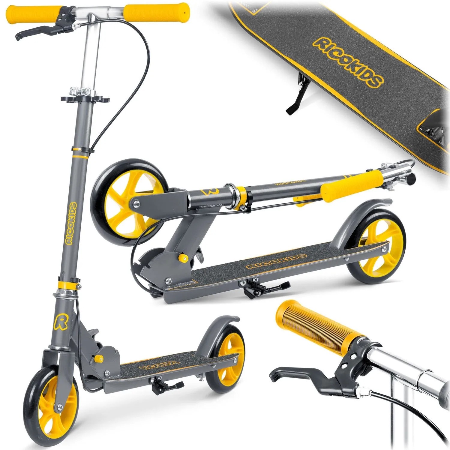 Ricokids Kodi Scooter Grau Und Orange