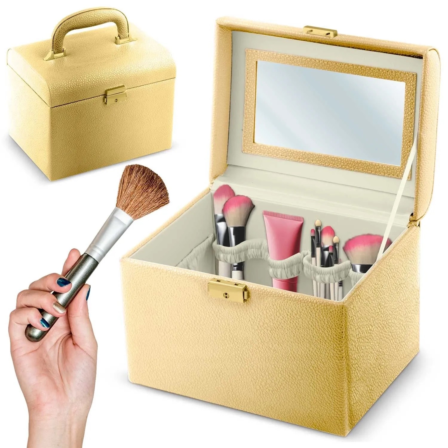 Massido Ms 706 Kosmetikkoffer Gold
