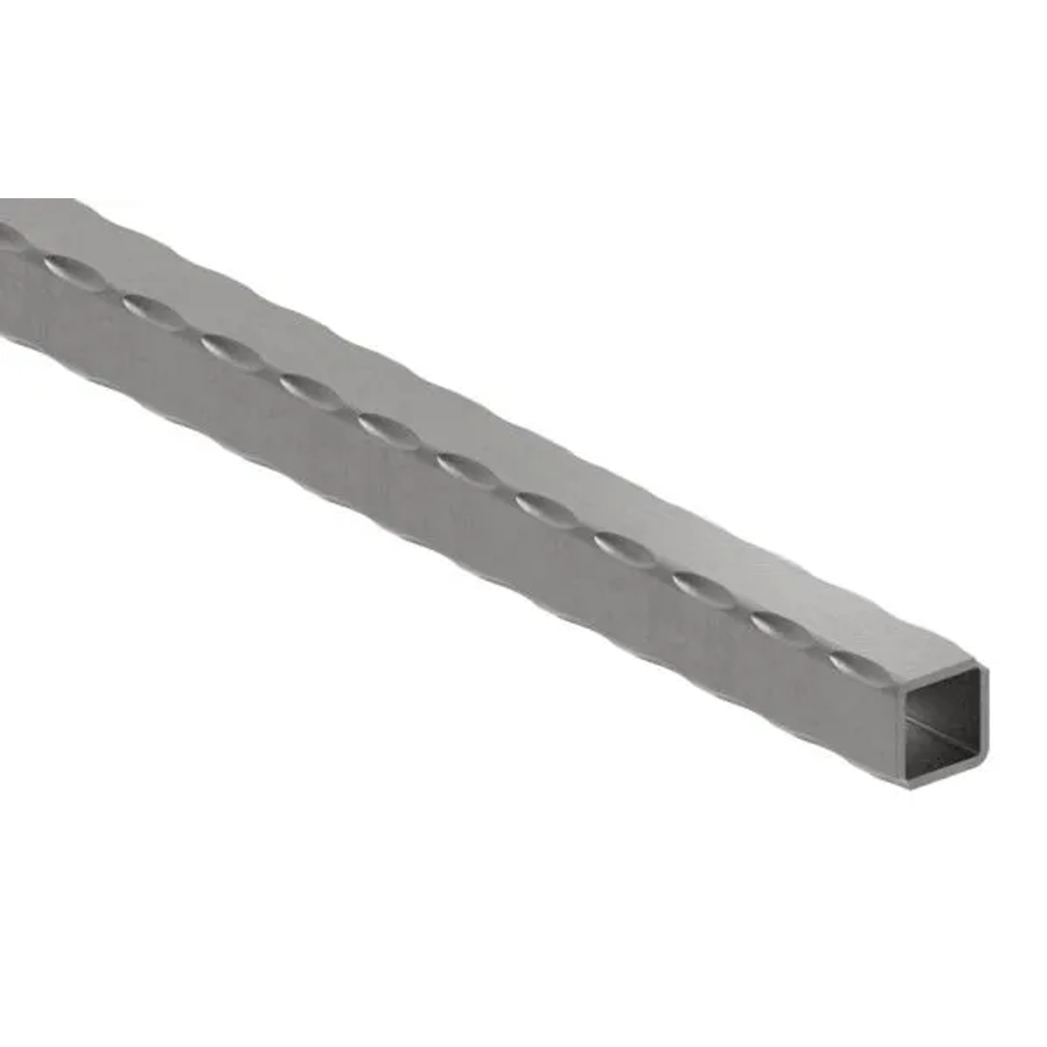 FeNau Quadratrohr Gehämmert 20x20x2 mm 6000 mm Stahl S235JR Roh