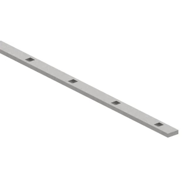 FeNau Flacheisen Gelocht Länge 2000 mm 16 Lochungen Stahl Roh S235JR