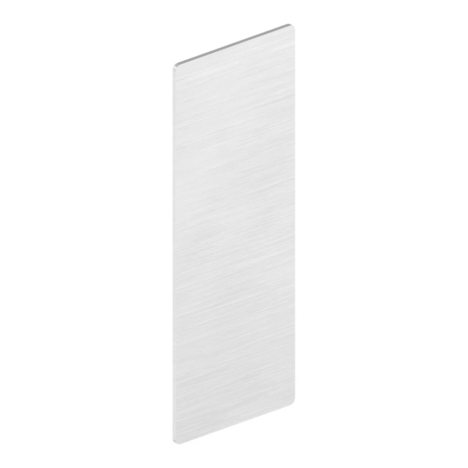 FeNau Endkappe Für Ganzglasgeländer Maße 124,5x46,5x1,5 mm Aluminium