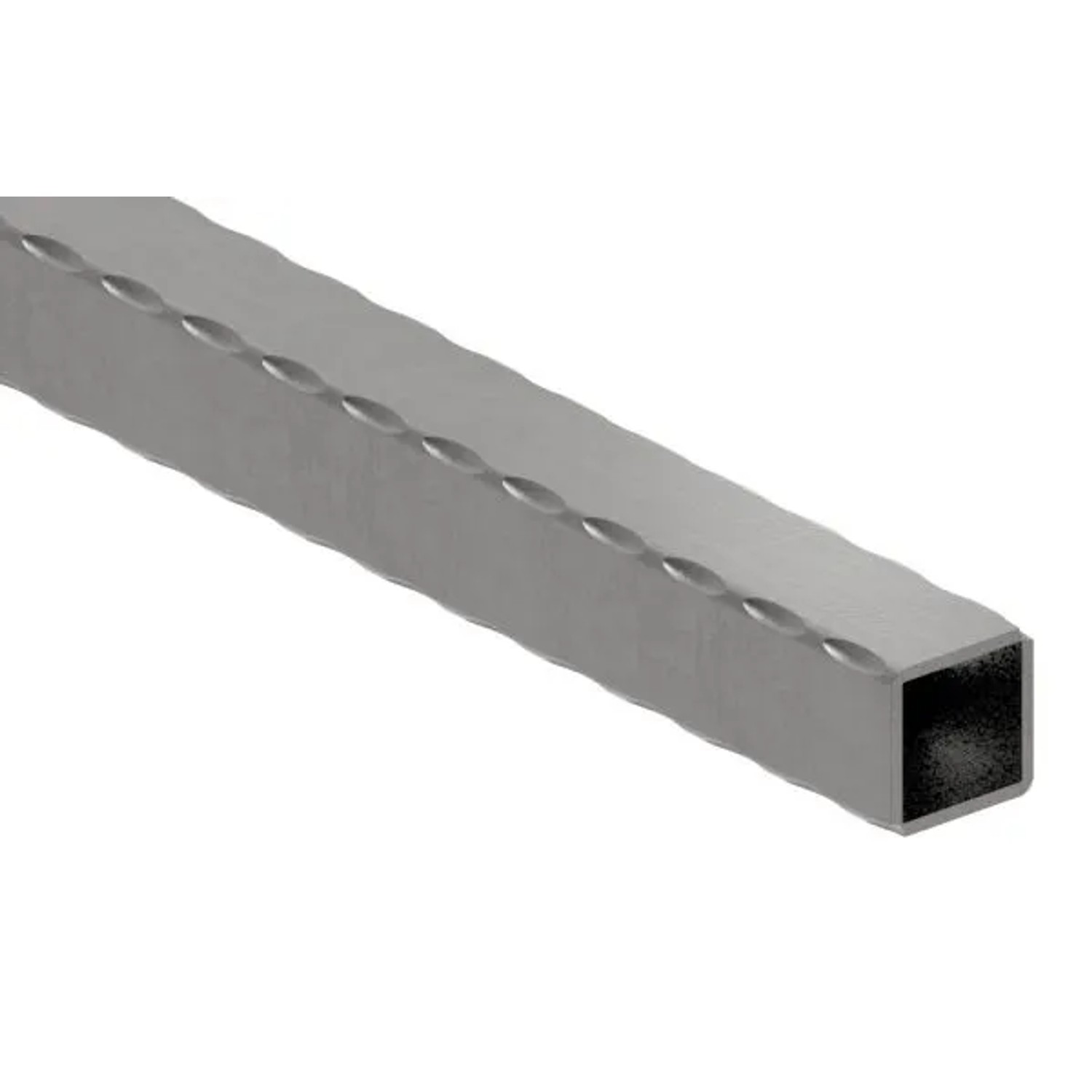 FeNau Quadratrohr Gehämmert 30x30x2,5 mm 6000 mm Stahl S235JR Roh