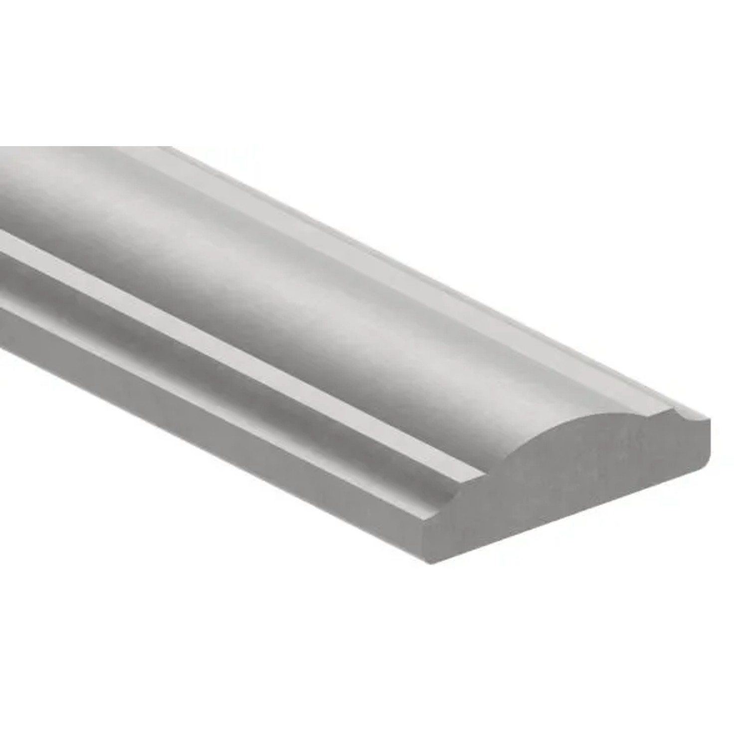 FeNau Handlauf 50x14 mm Halbrund 3000mm Stahl S235JR Roh