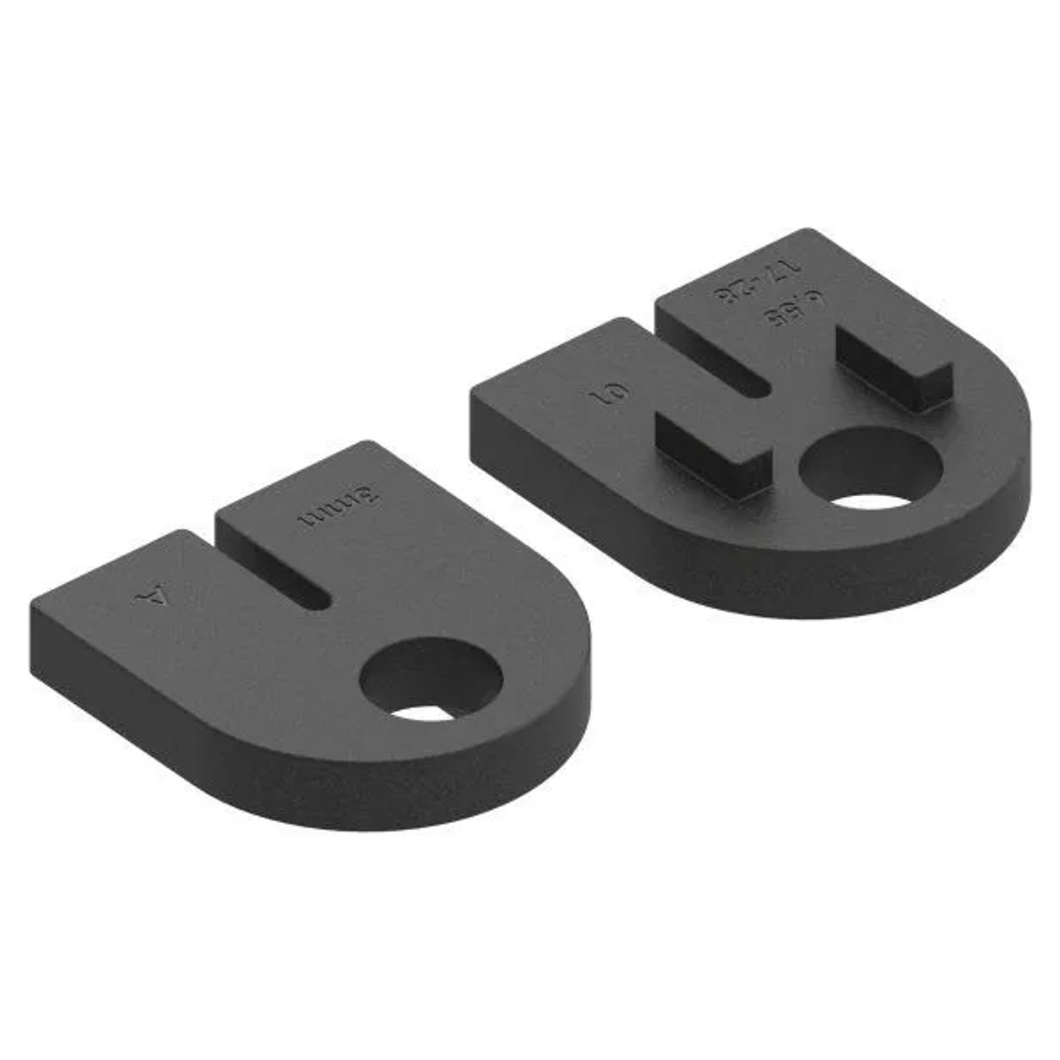 FeNau 1 Paar Gummis Zu Glasklemme 63x45x28 mm AbZ Für 3 mm Blech