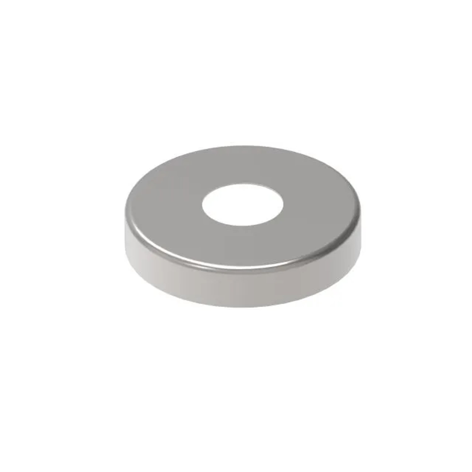 FeNau Abdeckrosette Ø 103x13 mm Für Rundrohr Ø 42,4 mm V2A