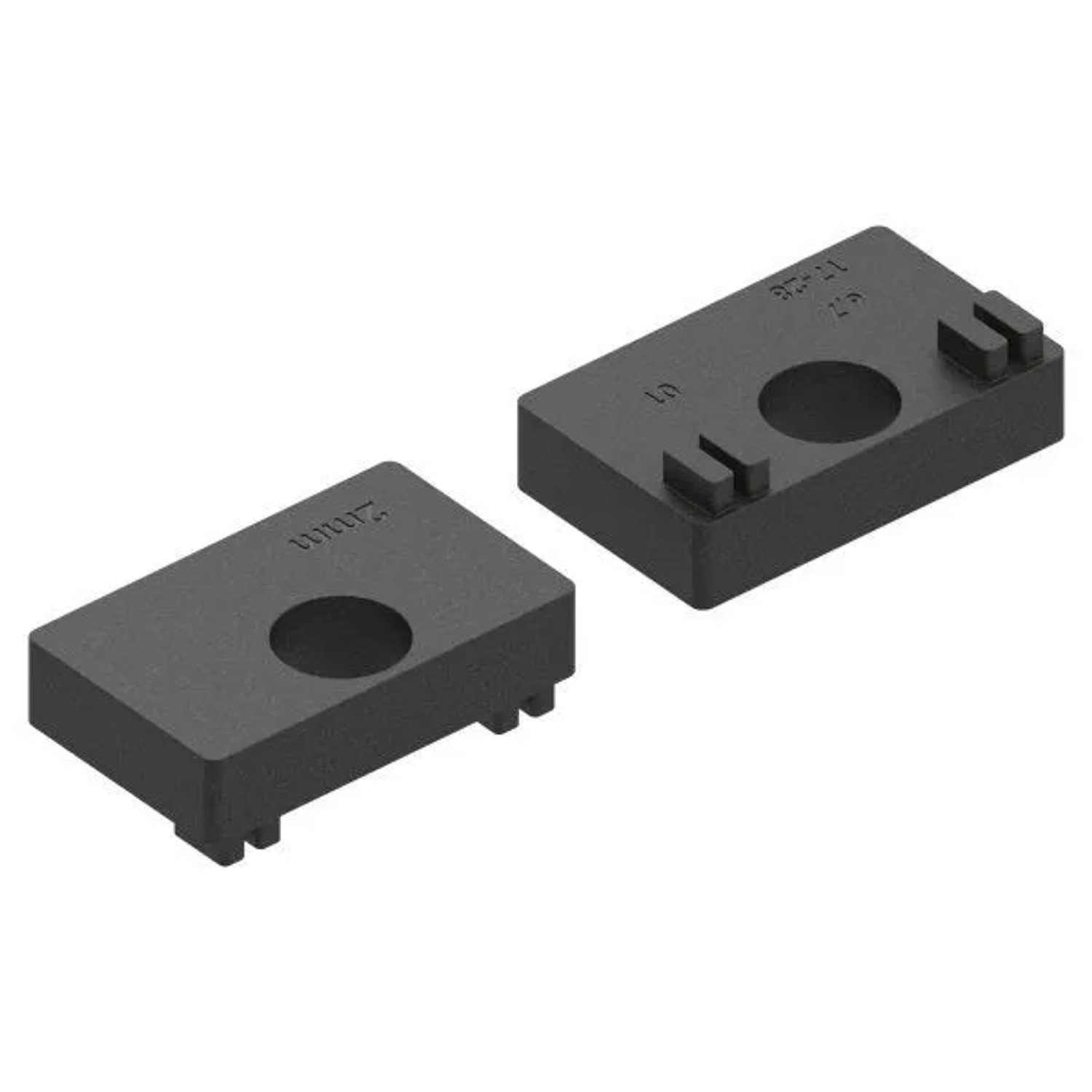 FeNau 1 Paar Gummis Zu Glasklemme 45x45x26 mm AbZ Für 2 mm Blech