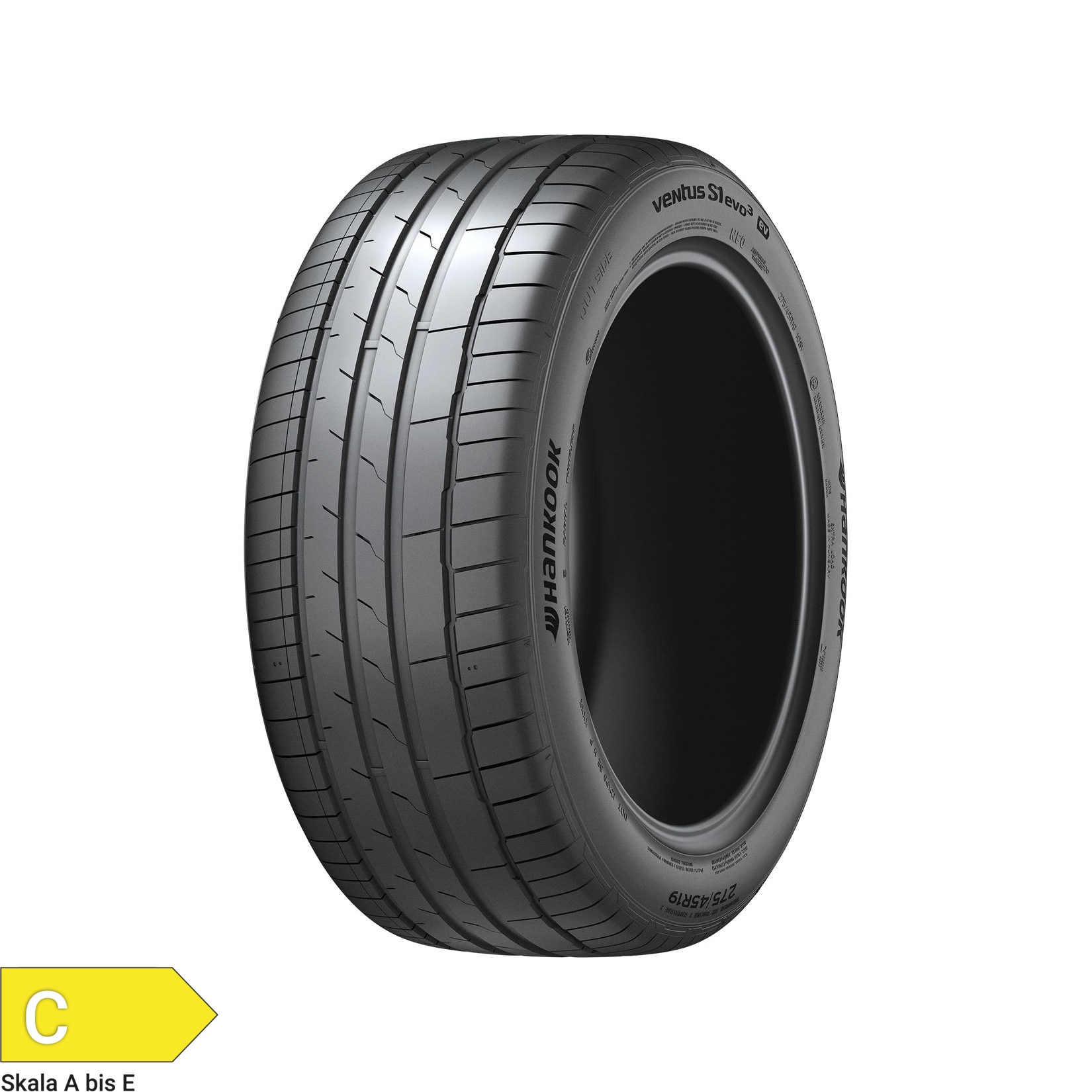 HANKOOK VENTUS S1 EVO3 EV (K127E) (AO) (LASER ENGRAVED) 285/35R22 106H (AO) (LASER ENGRAVED) XL SBL SOUND ABSORBER