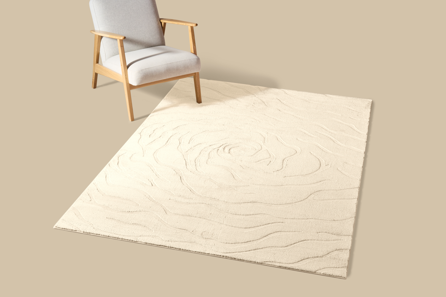 LIVARNO® Teppich, 160 x 230 cm (Beige) Bild 3