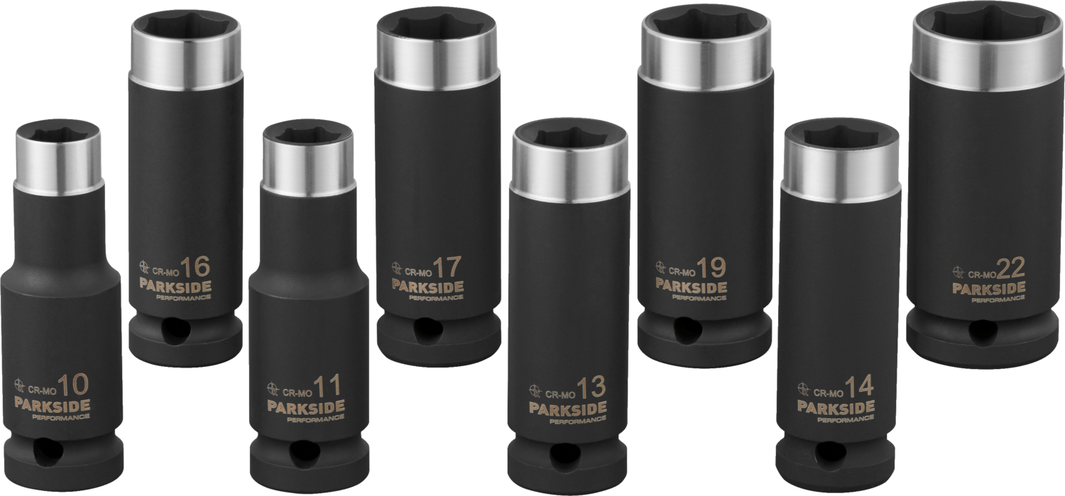 PARKSIDE PERFORMANCE® ½ Zoll Schlagnuss Satz, 8tlg. »PSNP 8 C3« Bild 2